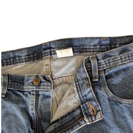 Key Mens Blue Denim Carpenter Jeans 100% Cotton Size 48/32 Workwear Combine SHP