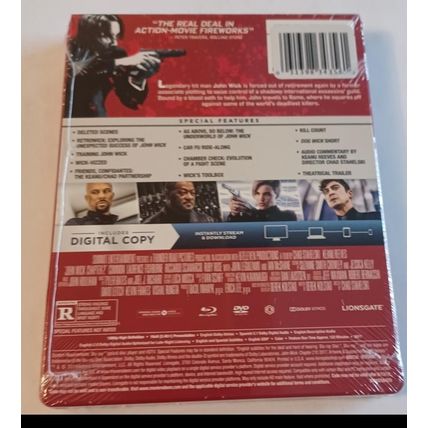 John Wick 2- New - Limited Edition Steelbook - Blu-Ray, DVD