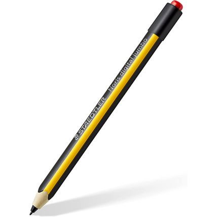 STAEDTLER Noris Jumbo 180J 22. EMR Stylus with Soft Eraser. for Writing, Drawing