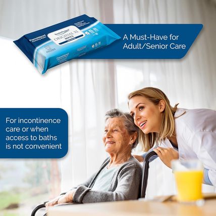 Tenderprotect® Original XL Premium Adult Wipes (600 Ct), Extra-Large 9"X12" Wet