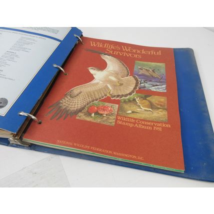 LOT of 16 Wildlife Conservation Stamp Albums All COMPLETE 1950s,1960,1970,1980s