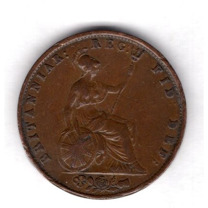 Great Britain. Victoria. Halfpenny 1855. dy15973
