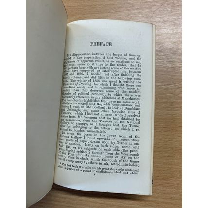 1920 JOHN RUSKIN "MODERN PAINTERS" VOL 5 SMALL ANTIQUE HARDBACK BOOK (P3)