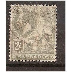 barbados stamps sg174 174 c£14 used stamp 2 d