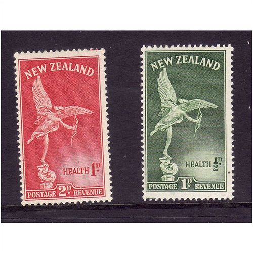NEW ZEALAND 1947 SG 690/691 HEALTH STAMPS SET 2 VALS U/M MINT