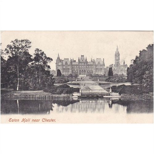 Eaton Hall nr Chester Cheshire Postcard (Ch70992)