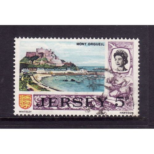 JERSY 1970 SG 50 5p MONTORGUEIL CASTLE FINE USED