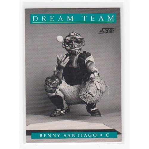 1991 Score Benito Santiago Dream Team card #393 – Padres