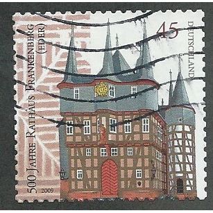 GER 2009 €0.45 (S/A) 'FRANKENBERG HALL' FINE USED (EBID48-614)