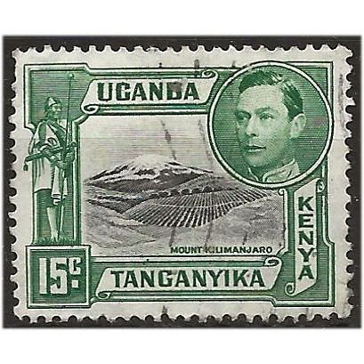 KUT 1952 SG138 15c Black & Green Fine Used .. ...