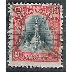 El Salvador ( Salvador ) N° 371 YVERT OBLITERE ( USED )