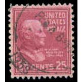 Used 829 25c William McKinley Fine M08105
