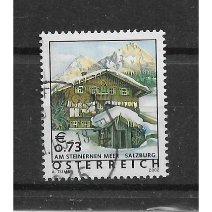 Austria.SG2618 73c Alpine Chalet,Salzburg.Fine Used.Aug22