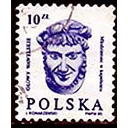 Poland 1985 Wawel Head 10z Used Stamp