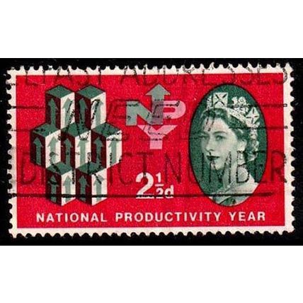 Great Britain 1962 National Productivity Year 2 1/2d Used Stamp