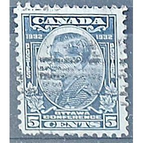 Canada 1932 SG316 5c Blue OTTAWA Conference Good Used ..