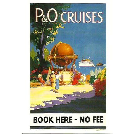Advertising P&O CRUISES Postcard (Santoro M636)