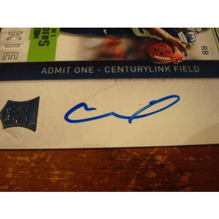2013 Panini Contenders, Autograph Card, CHRISTINE MICHAEL, Seahawks
