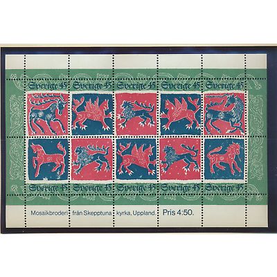 Sweden Stamp Scott #1101, Mint Never Hinged, Miniature Sheet