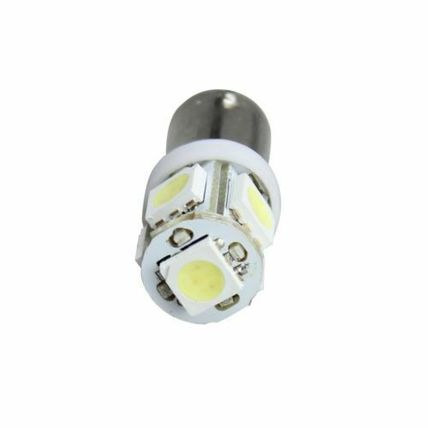 2 x 12V LED Side Light 249 BA9S T4W 5 SMD Bayonet Bright Bulbs 