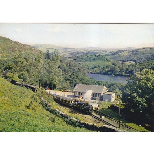 Colour Postcard - Double-Fairlie Locomotive Earl of Merioneth at Tan-y-Bwlch