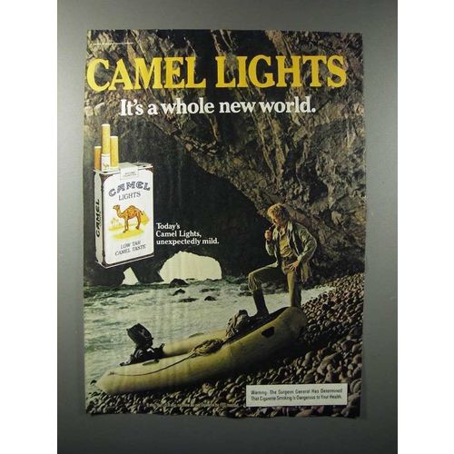 1984 Camel Lights Cigarette Ad - Whole New World
