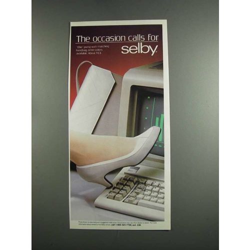 1984 Selby Elle Pump and Handbag Ad - Occasion Calls