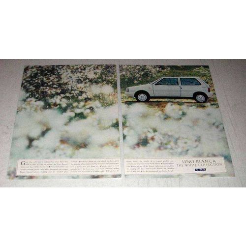 1987 Fiat Uno Bianca Car Ad - The White Collection