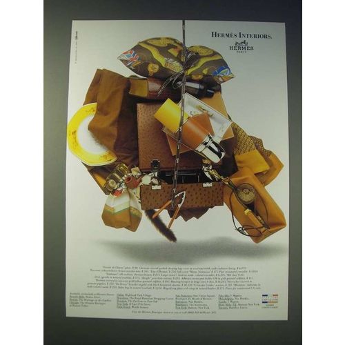 1989 Hermes Boutique Ad - Hermes Interiors