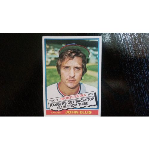 1976 Topps Traded Card # 383T John Ellis Very Good-Excellent (4) Texas Rangers