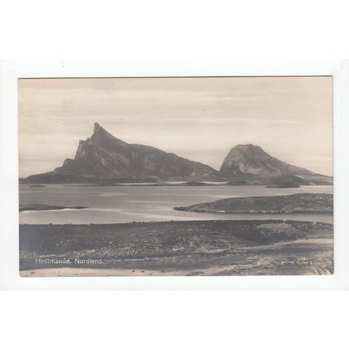 Hestmando Nordland Norway Norge 1925 Postcard
