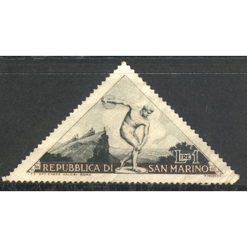 San Marino 1953 - SG454 - The Discus Thrower - MH