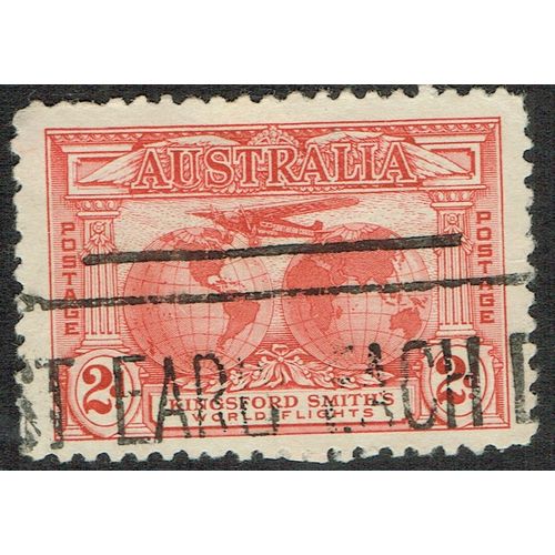 Australia 1931 Kingsford Smith Flights 2d Rose Red SG121 GU