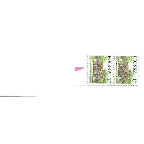 2) Mi 3773 x 5: Stamp Booklet: Manor House from Krzeslawice, Kraków.