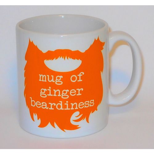 Mug Of Ginger Beardness Can Personalise Funny Red Head Hair Beard Hipster Gift