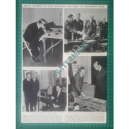 (X866) Road Research Laboratory Harmondsworth Middlesex Royal Visit - 1952 Clip