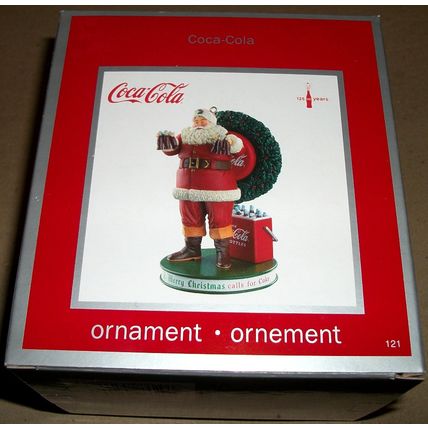 American Greetings Christmas Ornament Coca Cola Santa Claus MIB NEW 2011