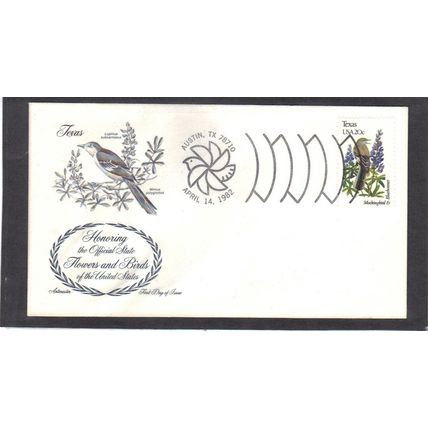 FDC Artmaster 1995a 20c Mockingbird (Cachet-U/A) CV39459