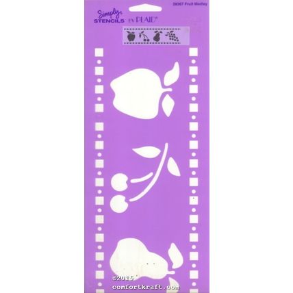 Simply Stencils by Plaid Fruit Medley 28367