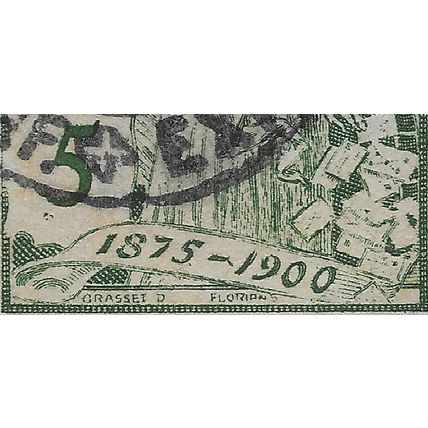 Mi 71 I: 5 c. green 25th Anniversary of the Universal Postal Union (UPU)