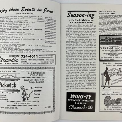 Duluth Head O Lakes Traveler Vol 8 No 7 Brochure Magazine Minnesota Vintage 1977
