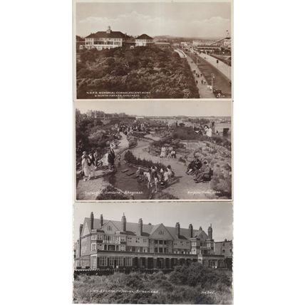 Seacroft Hotel Convalescent Home 3x Old EX Skegness RPC Postcard s