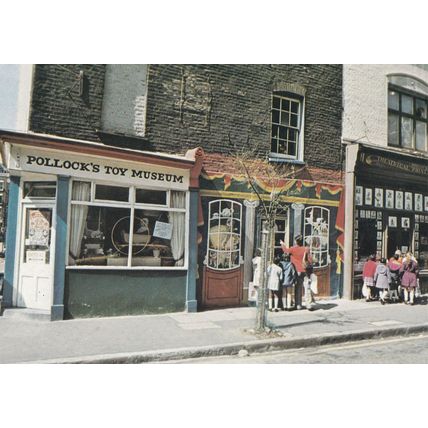 Pollocks Toy Museum Theatrical Printers Shop London Postcard