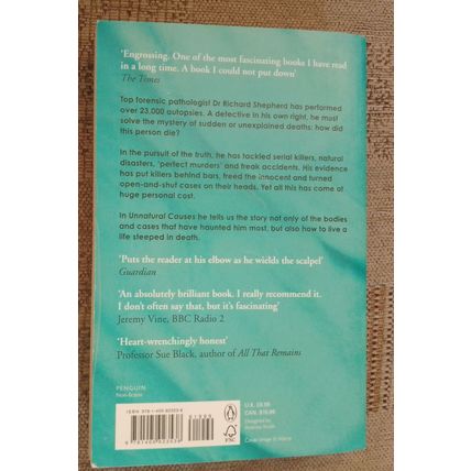 Unnatural Causes by Dr Richard Shepherd
