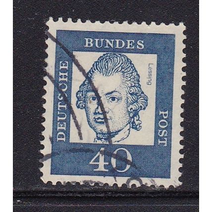 GERMANY 1961 FAMOUS GERMANS 40pf VALUE USED SG1269 #2