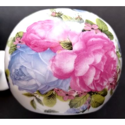 Vintage (1990's) Regal Spencer Fine China Pink Floral Milk Jug & Sugar Bowl Set.