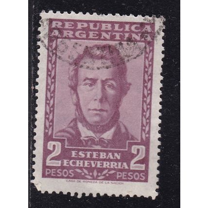 Argentina 1956 Esteban Echeverria 2p Fine Used SG 896 VGC