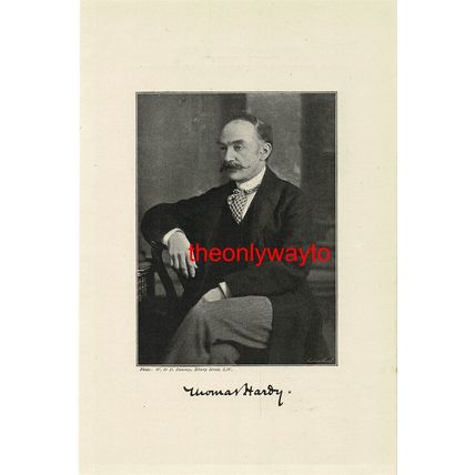Thomas Hardy, English Novelist, Book Illustration (Print), 1895