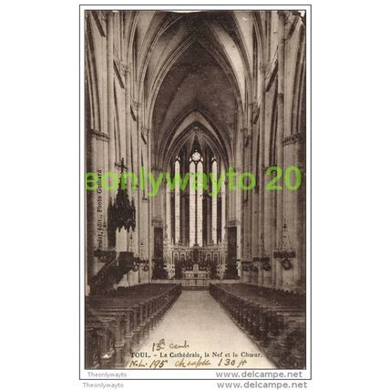 TOULE, LA CATHEDRALE (1), MEURTHE ET MOSELLE, FRANCE, 1910/20s?, Postcard