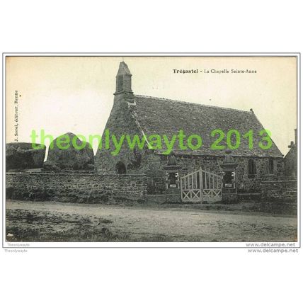 TREGASTEL, LA CHAPELLE SAINTE-ANNE, COTE D'AMOUR, FRANCE, 1910/20s?, Postcard
